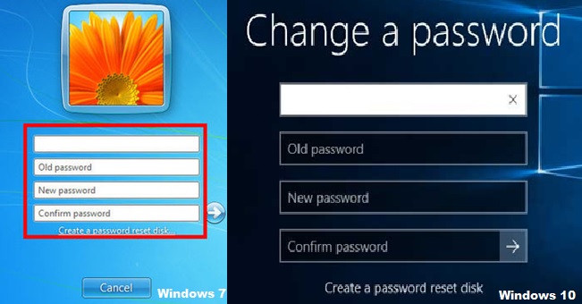 Change Password - Windows Change Password - Windows